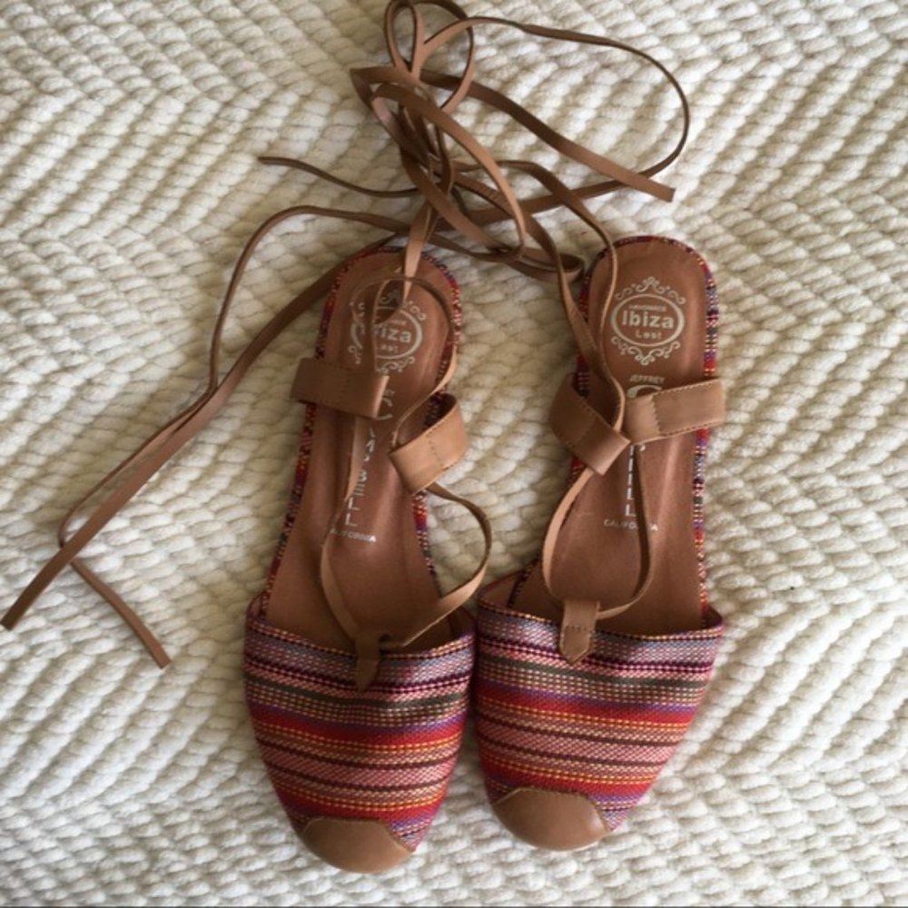 Jeffery Campbell Rainbow ‘Screech’ Flats, 8 - Picture 2 of 5